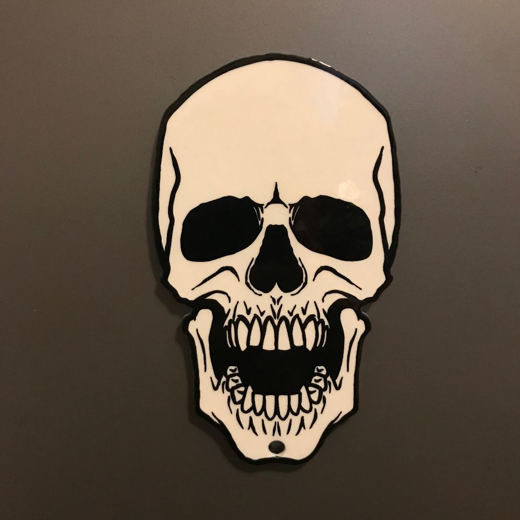 Screaming Skull Magnet