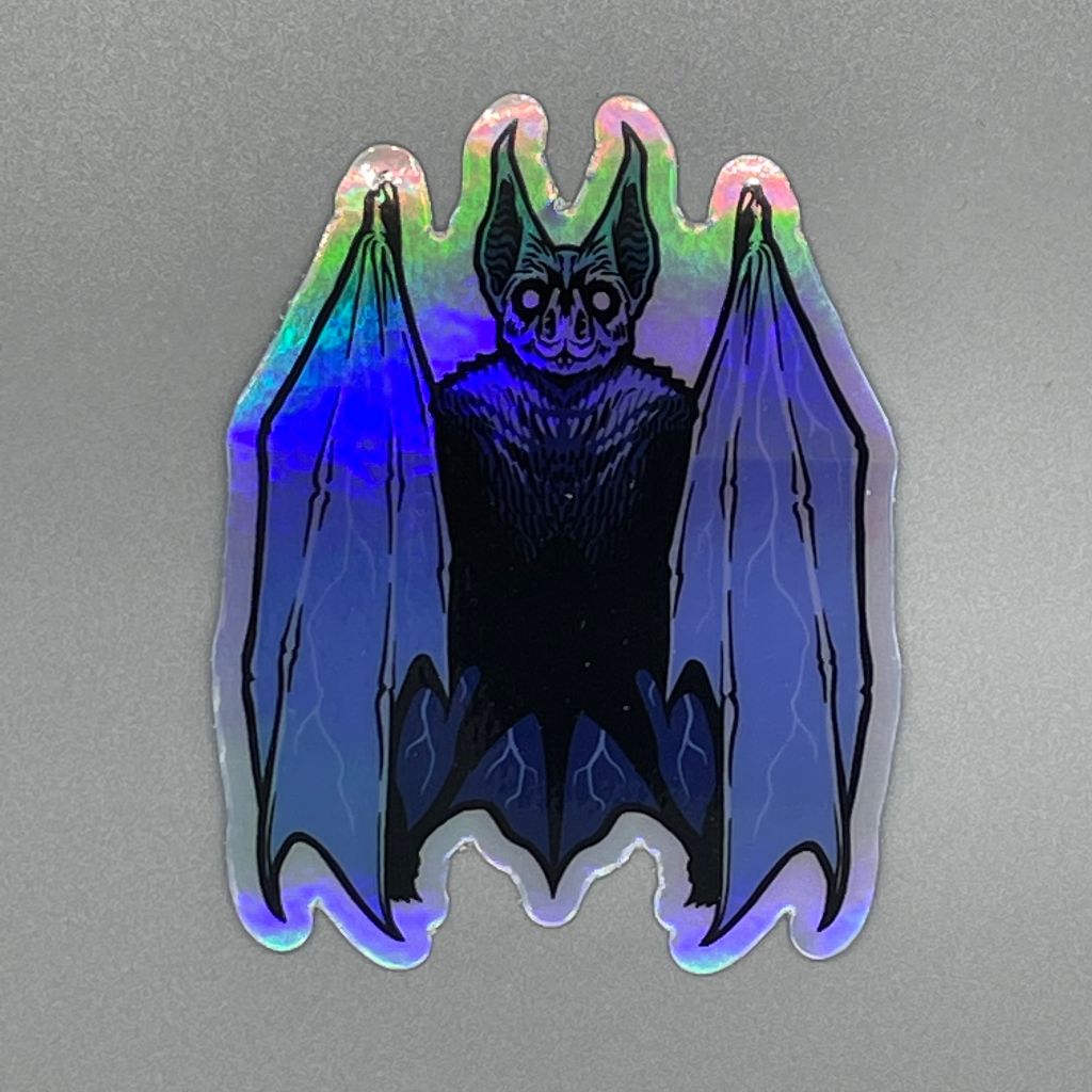 The Bat Holographic Sticker