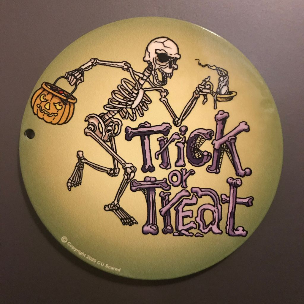 Trick or Treat Skelly Magnet