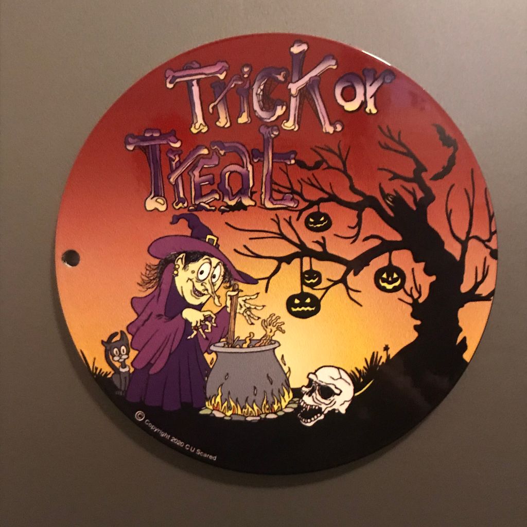 Trick or Treat Witch Magnet