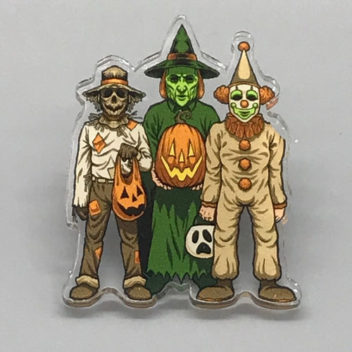 Trick or Treat Acrylic PIn