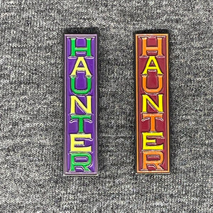 Vertical Haunter Enamel Pin