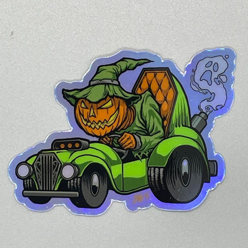 Coffin Cruiser Holographic Sticker