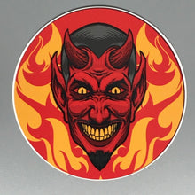 Load image into Gallery viewer, Flaming Devil Sticker