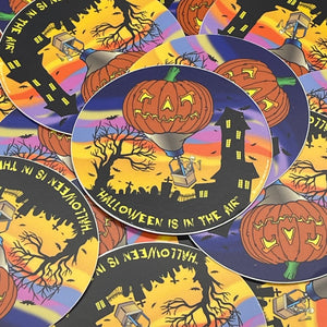 Halloween Is In The Air Sticker