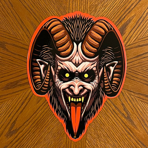Krampus Metal Sign / Wall Art