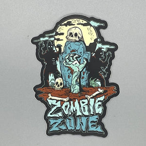Zombie Zone Sticker